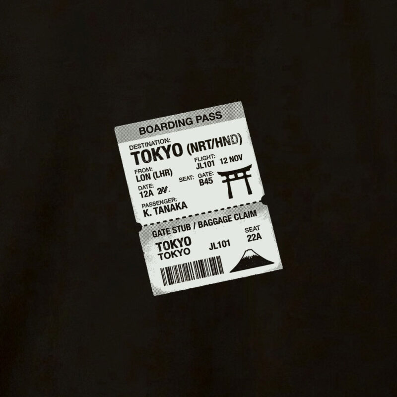 Alternative view of boarding pass